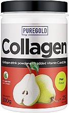 Парфумерія, косметика Колаген з вітаміном С та цинком, груша - PureGold Collagen Bovine Drink Powder Pear