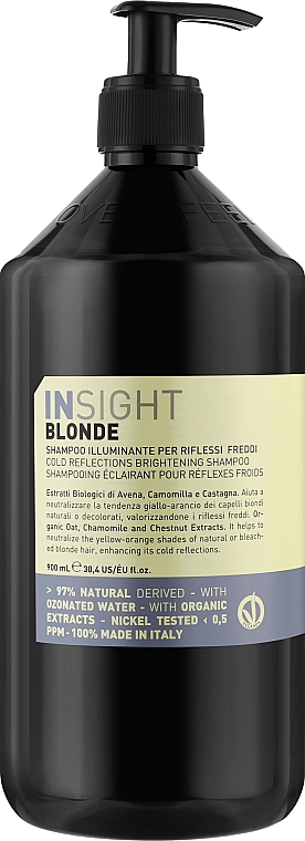 Шампунь для волосся "Холодні відсвіти" - Insight Blonde Cold Reflections Shampoo — фото N3