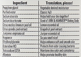 Прозорий дезодорант без металів - Arm&Hammer Essentials Deodorant Natural Deodorizers Juniper Berry — фото N2