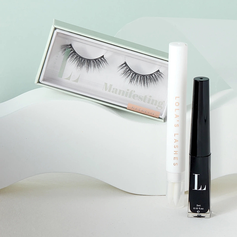 Набор - Lola's Lashes Manifesting Hybrid Magnetic Eyelash Kit (eyeliner/3ml + remover/2.5ml + eyelashes/2pcs) — фото N3