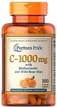 Парфумерія, косметика Харчова добавка "Вітамін С з біофлавоноїдами та плодами шипшини" - Puritan's Pride Vitamin C-1000 Mg With Bioflavonoids & Rose Hips 1000mg