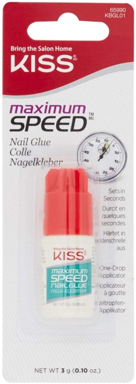 Клей для ногтей - Kiss Maximum Speed Nail Glue — фото N1