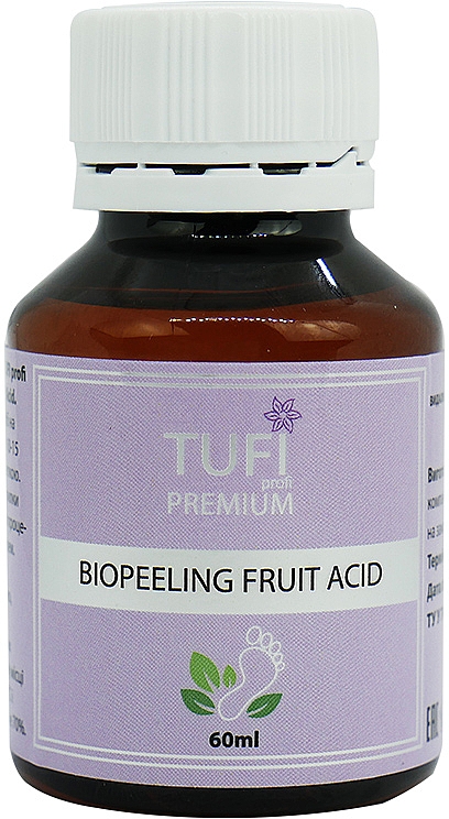 Кислотный ремувер для педикюра - Tufi Profi Premium BioPeeling Fruit Acid