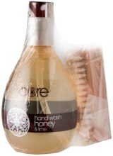 Парфумерія, косметика Набір - Mades Cosmetics Core Honey and Lime (soap/300ml + brush)