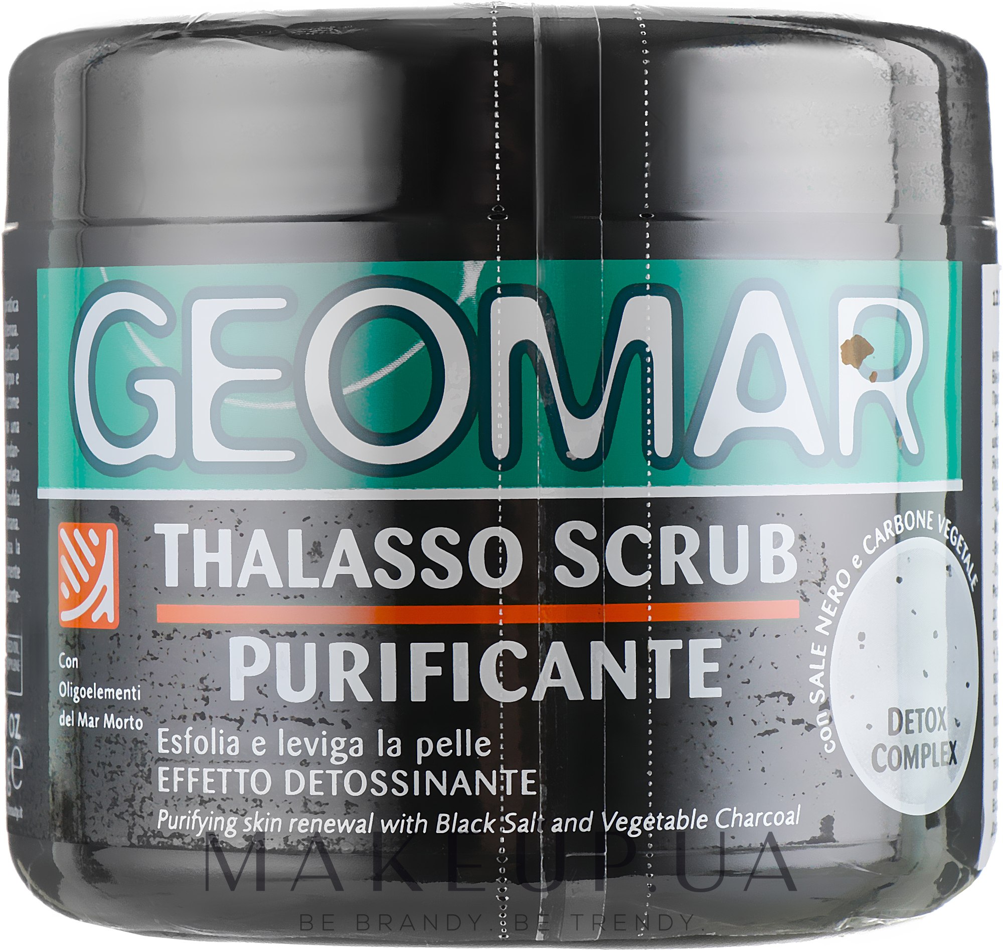 Таласо-скраб для тіла "Морська сіль і вугілля" - Geomar Thalasso Scrub Purificante — фото 600g