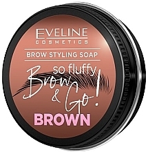 Духи, Парфюмерия, косметика Мыло для бровей - Eveline Cosmetics Brow & Go Brow Styling Soap 