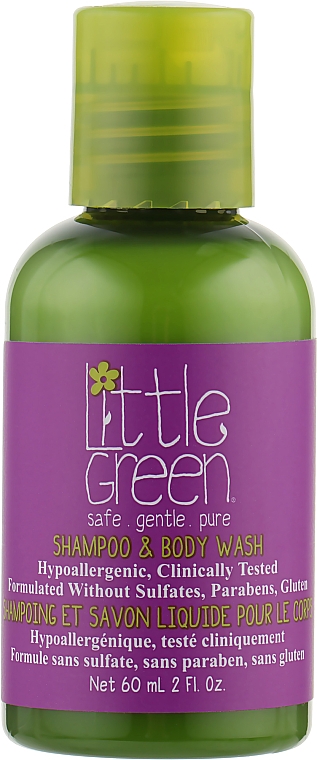 Дитячий шампунь і гель для волосся й тіла - Little Green Kids Shampoo & Body Wash — фото N1