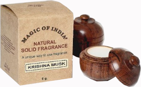 Натуральний крем-парфум "Krishna Musk" - Shamasa — фото N1