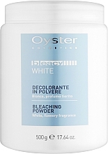 Парфумерія, косметика Пудра освітлювальна для волосся, біла - Oyster Cosmetics Bleacy Bleaching Powder White