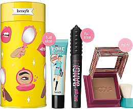 Парфумерія, косметика Набір - Benefit Badgals Night Out (mascara/8.5g + powder/4g + primer/22ml)