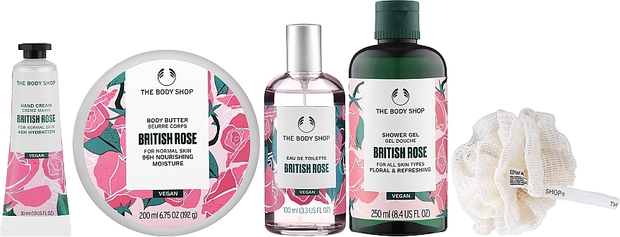 The Body Shop British Rose - Набор, 6 продуктов — фото N2
