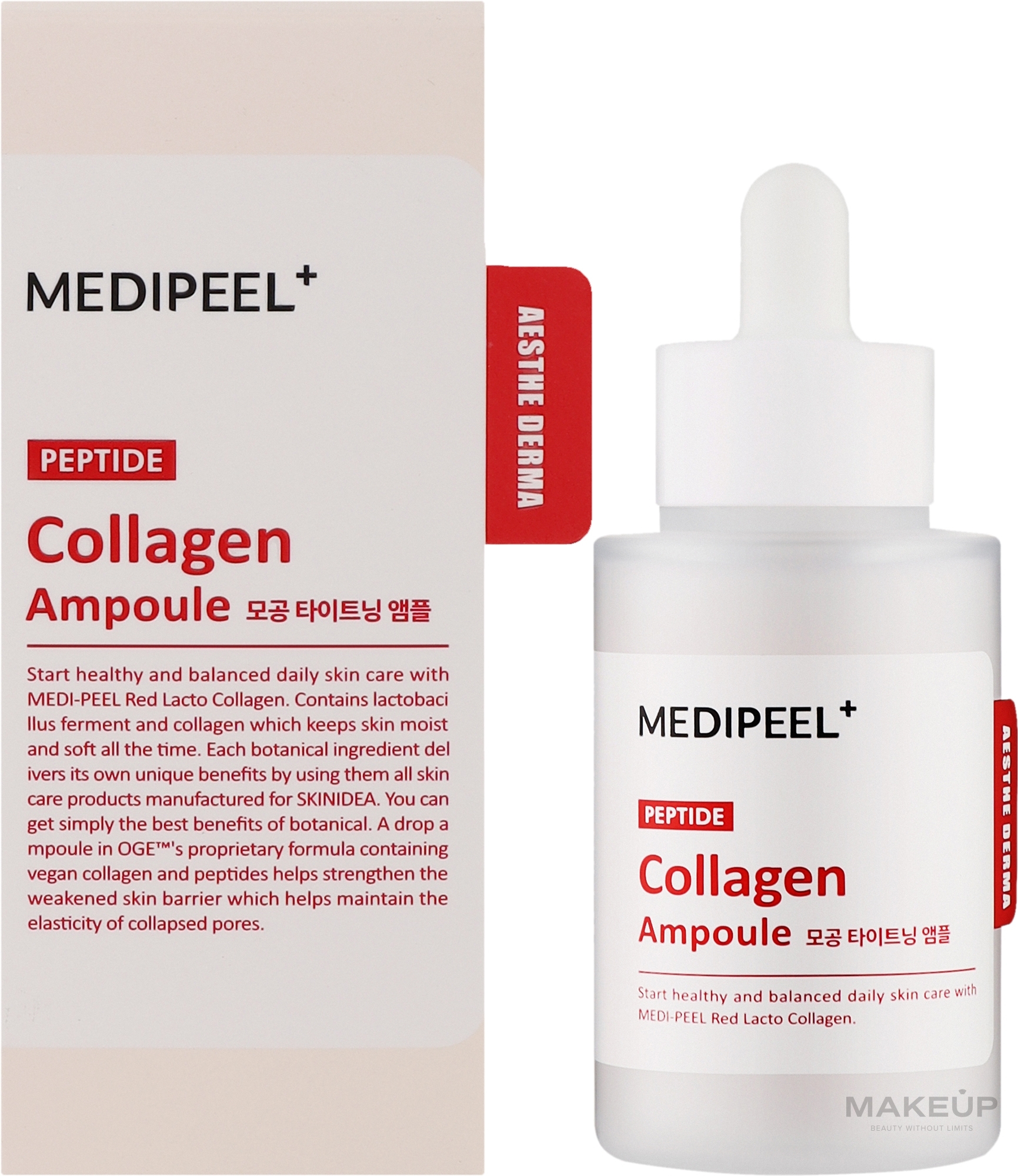 Сироватка для пружності та еластичності шкіри обличчя - Medi Peel Red Lacto Peptide Collagen Ampoule — фото 50ml