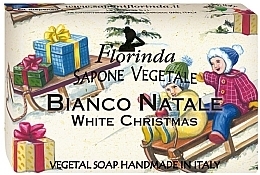 Парфумерія, косметика Рослинне мило - Florinda Special Christmas White Christmas Vegetal Soap Bar