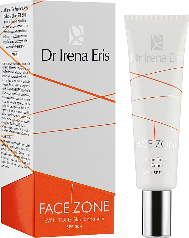 Дневной крем для лица - Dr Irena Eris Face Zone Even Tone Skin Enhancer SPF50 — фото N2