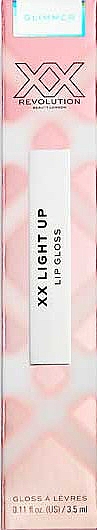 Зеркальный блеск для губ - XX Revolution Light Up Lip Gloss Clear — фото N2