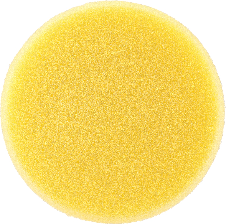 Губка для ванны круглая, желтая - Ewimark — фото N1