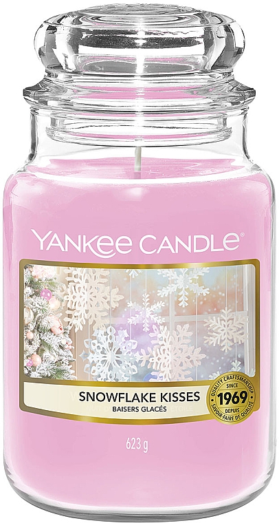 Ароматична свічка у банці - Yankee Candle Snowflake Kisses Jar Candle — фото N1