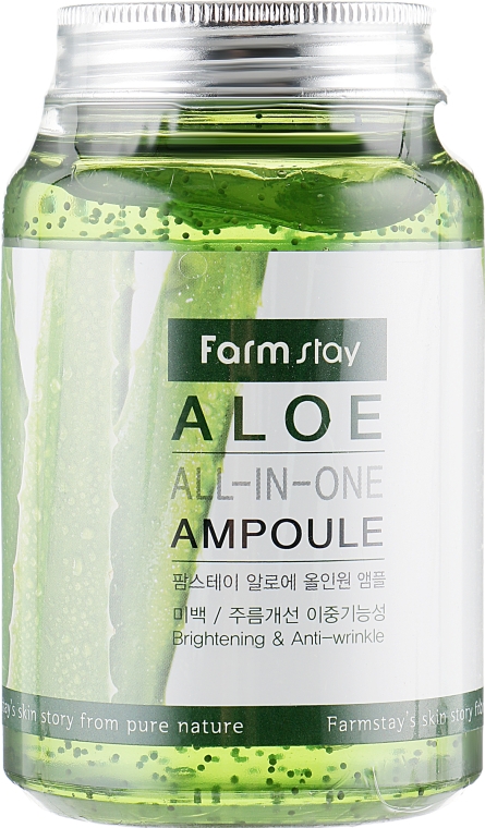 Ампульна сироватка з екстрактом алое - FarmStay Aloe All-In-One Ampoule — фото N2