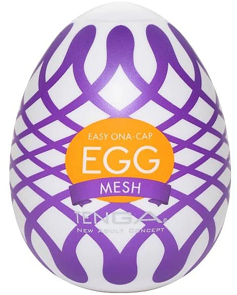 Одноразовий мастурбатор "Яйце" - Tenga Easy Beat Egg Mesh — фото N1