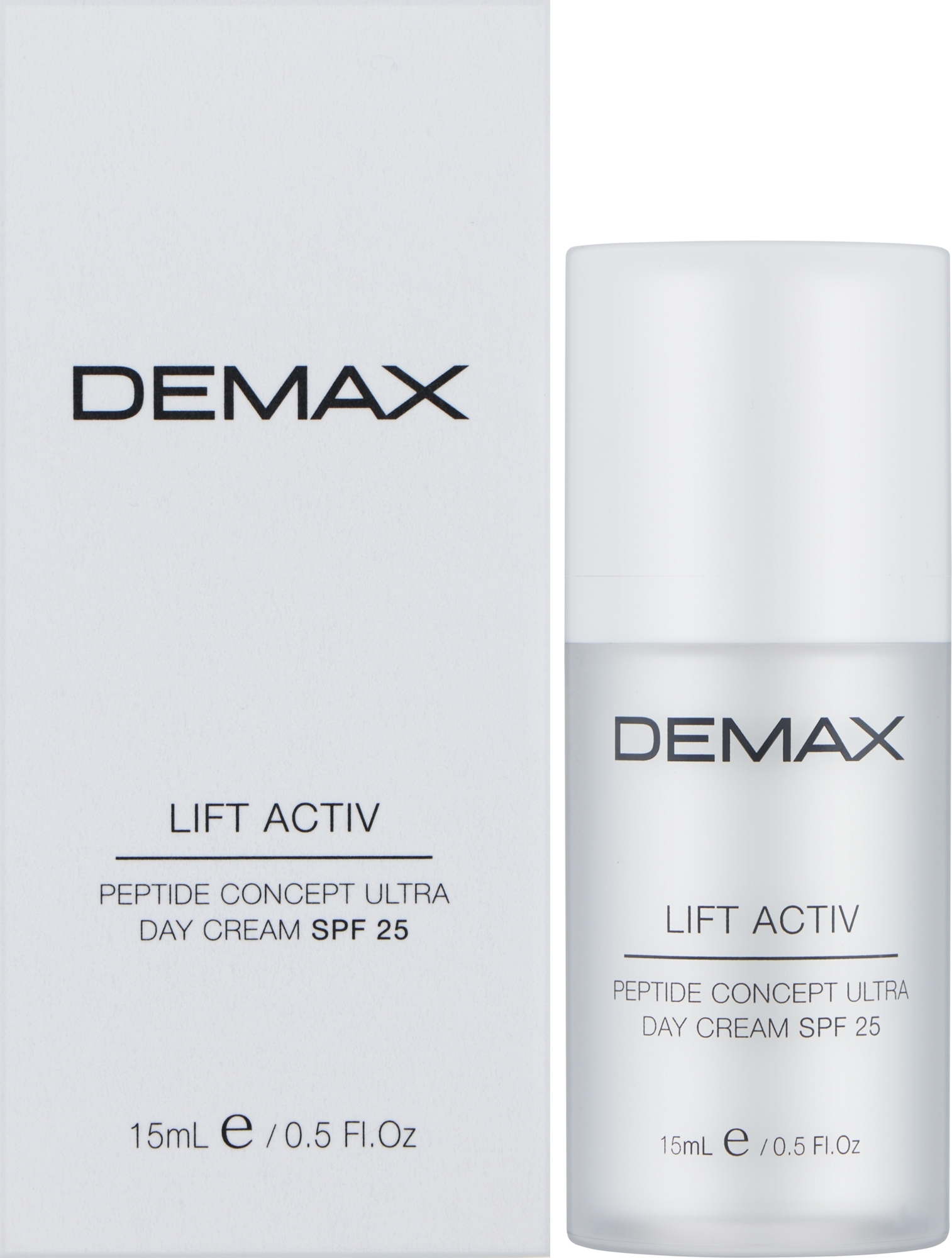 Увлажняющий лифтинг крем - Demax Peptide Concept SPF 25 — фото 15ml