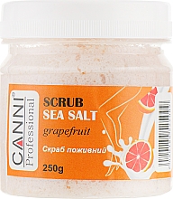 Парфумерія, косметика Скраб з морської солі "Грейпфрут" - Canni Sea SalT Scrub Grapefruit