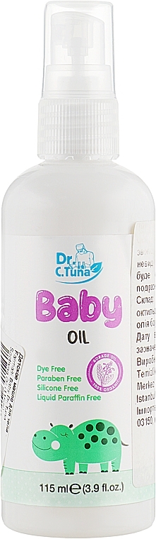 УЦІНКА Дитяча олія для тіла - Farmasi Baby Dr.Tuna Soothing Oil * — фото N1