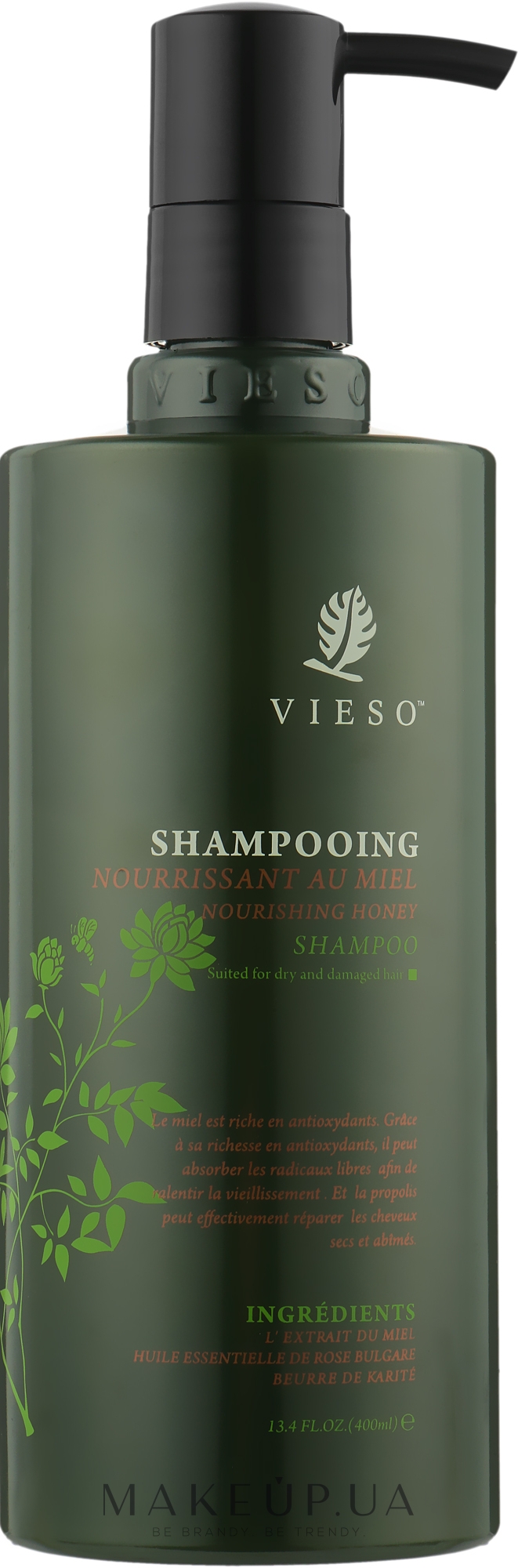 Шампунь живильний з медом - Vieso Nourishing Honey Shampoo — фото 400ml