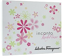 Парфумерія, косметика УЦЕНКА Salvatore Ferragamo Incanto Lovely Flower - Набір (edt 50ml + b/l 30ml) (тестер) *