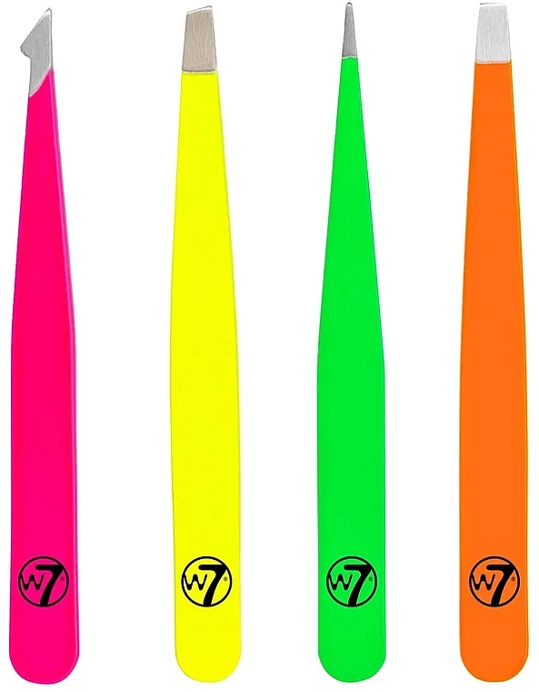 Набор неоновых пинцетов - W7 Glow Getter Neon Tweezer Set — фото N2