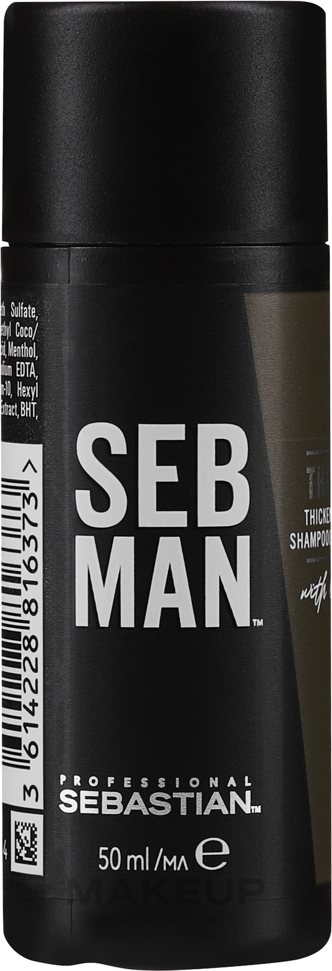 Шампунь для об'єму тонкого волосся - Sebastian Professional Seb Man The Boss Thickening Shampoo — фото 50ml