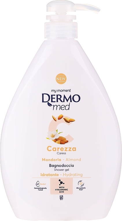 Гель для душа "Нежный" - Dermomed Shower Gel Karite and Almond — фото N4