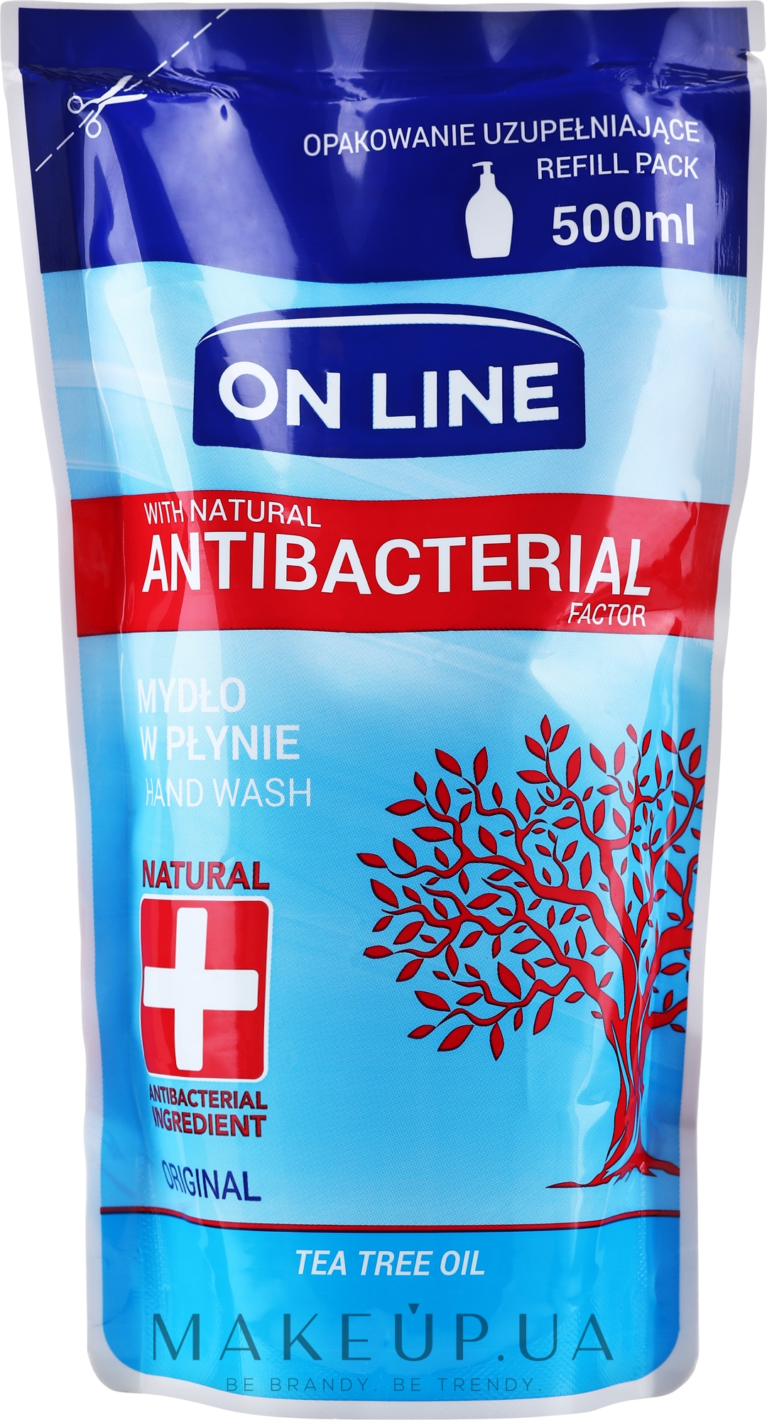 Жидкое мыло - On Line Antibacterial Liquid Soap (Refill) — фото 500ml