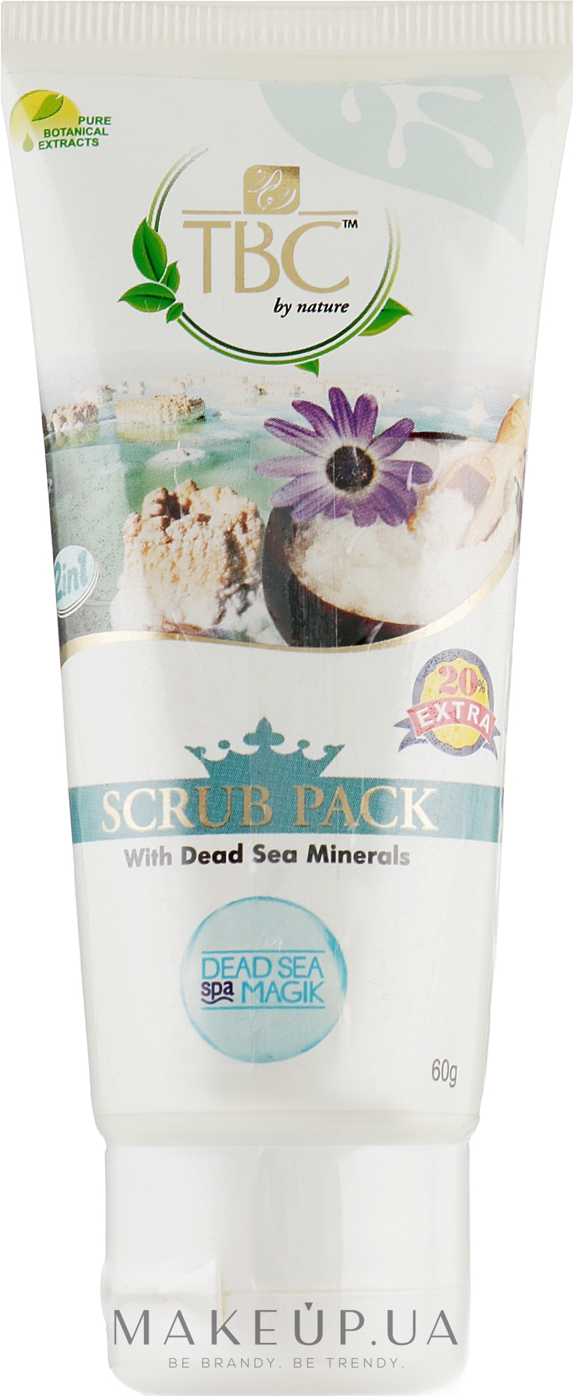 Скраб с морскими минералами - TBC Scrub Pack With Dead Sea Minerals — фото 60g