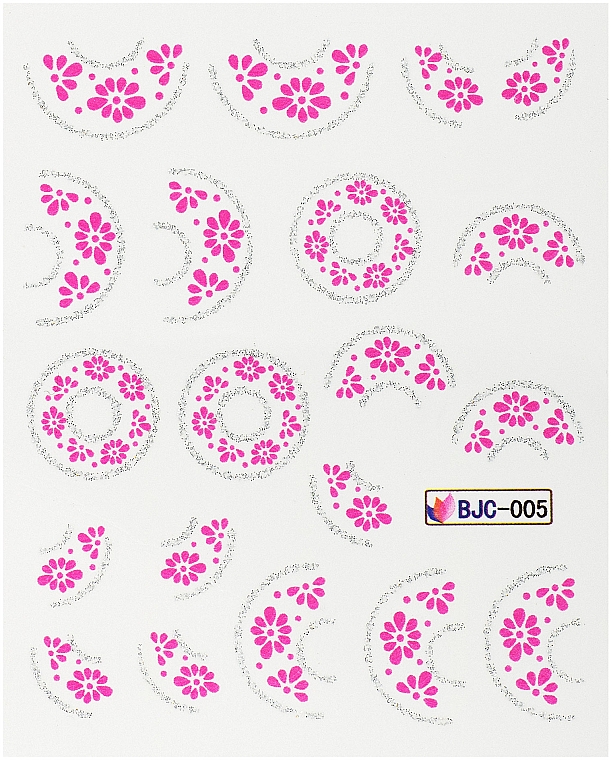 Водные наклейки для ногтей, BJC - Vizavi Professional  — фото N1
