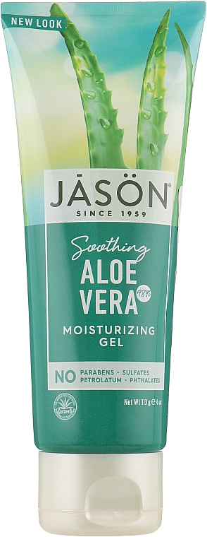 Натуральний зволожуючий гель для тіла з Алое Віра - Jason Natural Cosmetics Pure Natural Moisturizing Gel Aloe Vera — фото N1