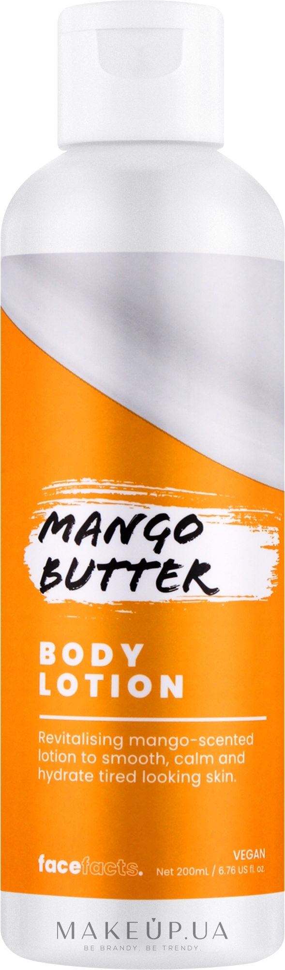 Лосьйон для тіла "Мангове масло" - Face Facts Body Lotion Mango Butter — фото 200ml
