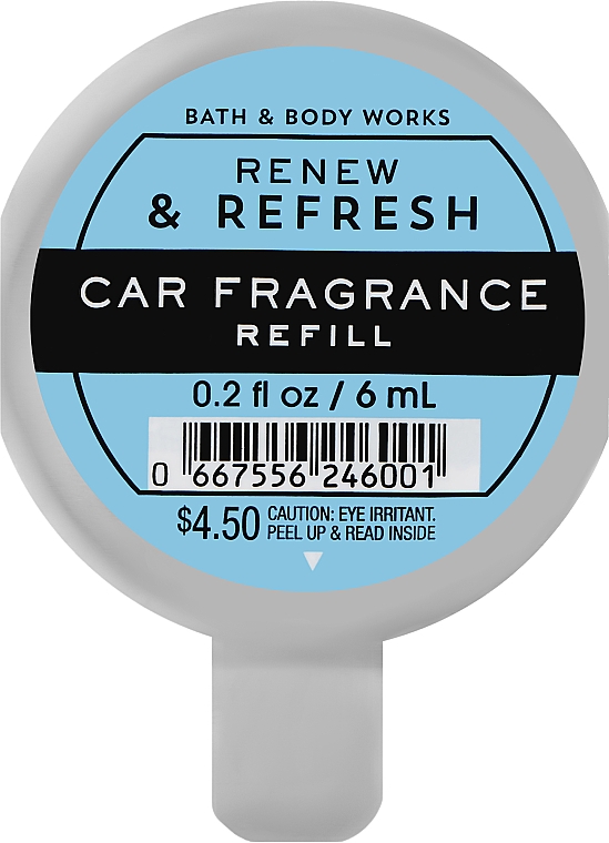 Ароматизатор для автомобиля - Bath and Body Works Renew & Refresh Car Fragrance Refill (сменный блок)