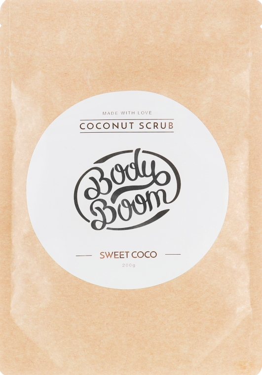 Кокосовый скраб для тела - BodyBoom Coconut Scrub Sweet Coco — фото N5