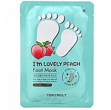 Духи, Парфюмерия, косметика Маска для ног - Tony Moly I'm Lovely Peach Foot Mask