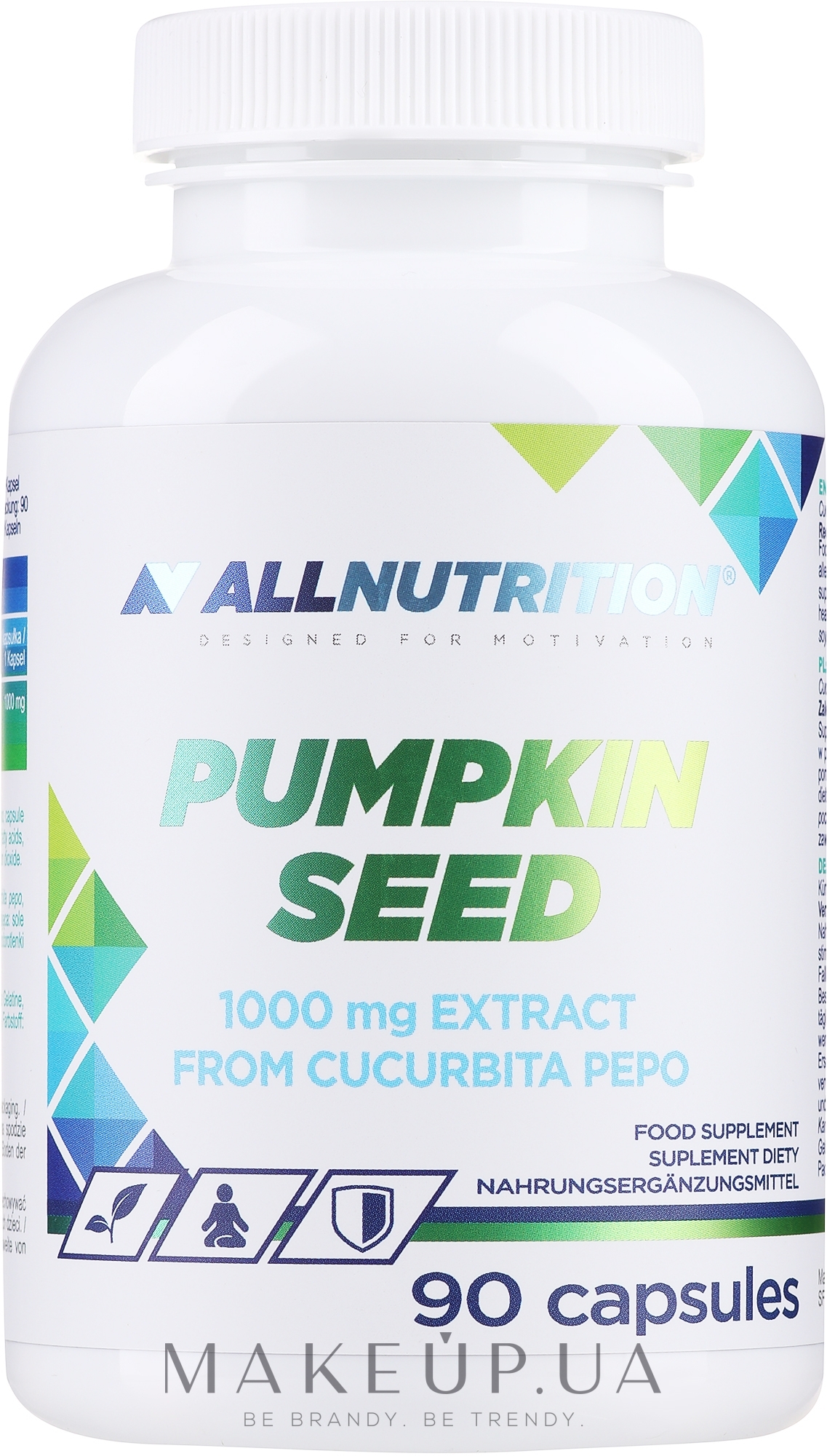 Харчова добавка «Гарбузове насіння» - Allnutrition Adapto Pumpkin Seed — фото 90шт