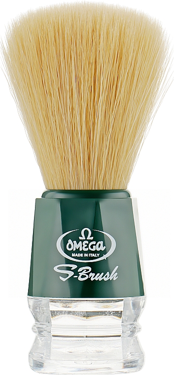 Помазок для бритья, S10018, зеленый - Omega