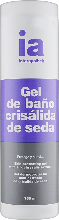 Гель для душа с экстрактом шелка для упругости кожи - Interapothek Gel De Bano Crisalida De Seda  — фото N1