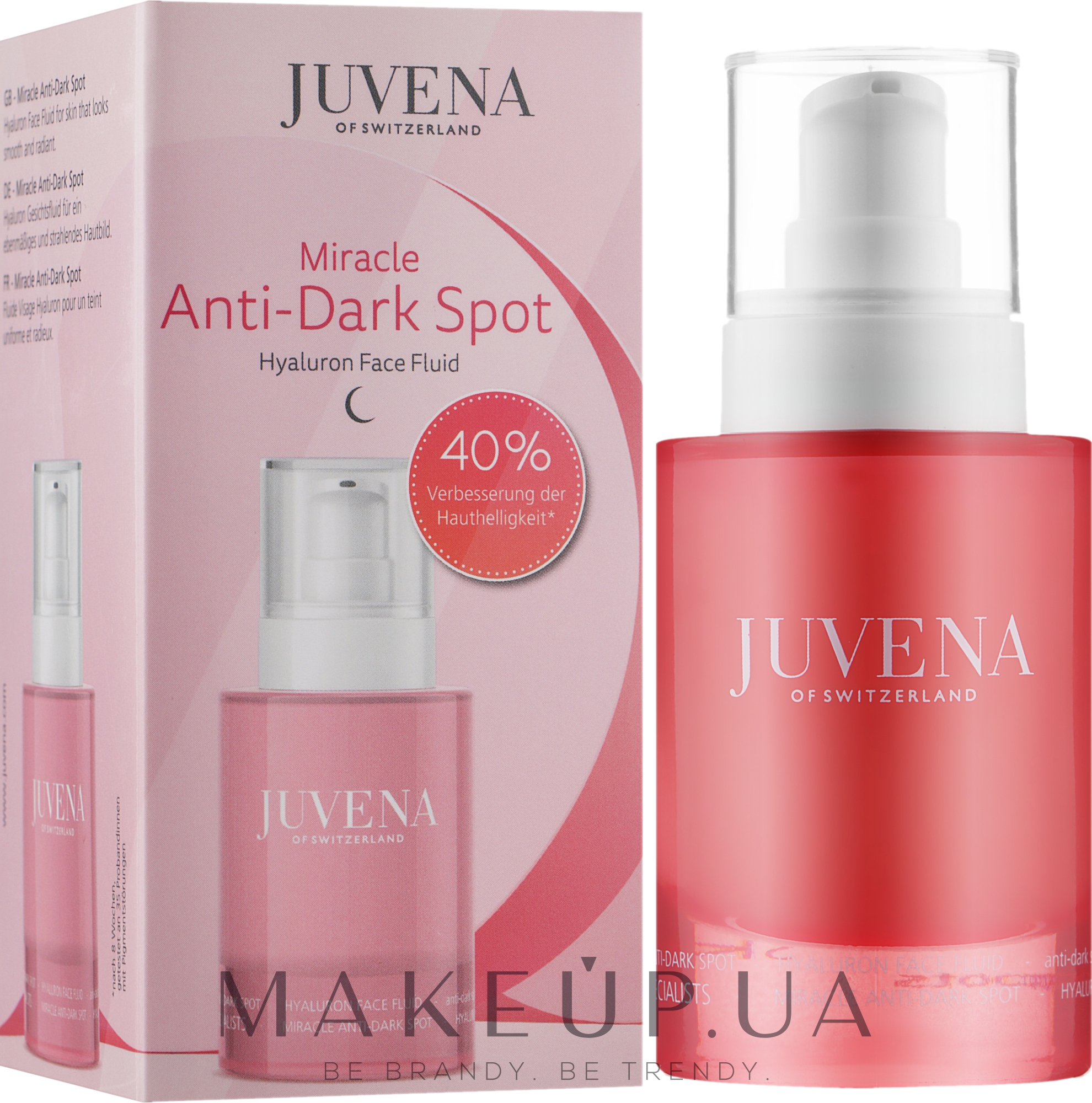 Флюид для выравнивания цвета кожи - Juvena Skin Specialists Miracle Anti-Dark Spot Hyaluron Face Fluid — фото 50ml