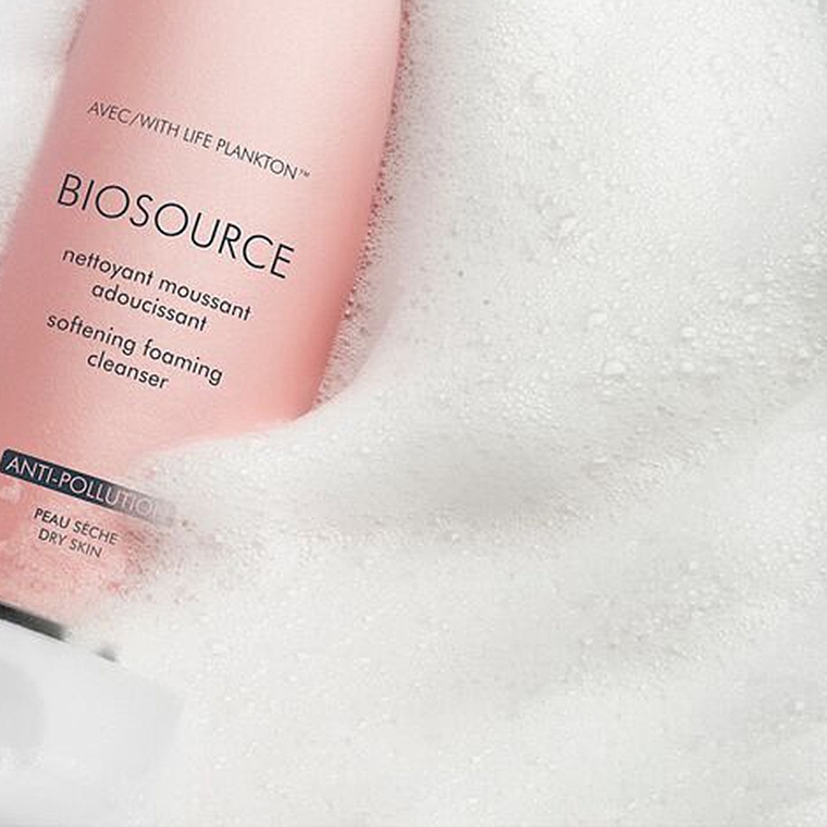 Мус очищуючий, зволожуючий для сухої шкіри - Biotherm Biosource Hydra-Mineral Cleanser Softening Mousse — фото N4