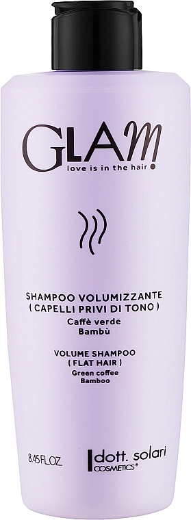 Шампунь для объема волос - Dott.Solari Glam Volume Shampoo — фото N1