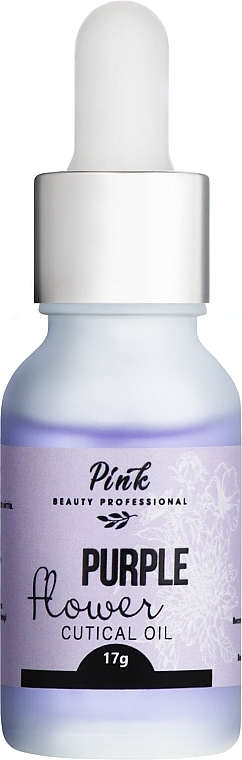 Олійка для кутикули - Pink Purple Flower Dry Oil — фото N1