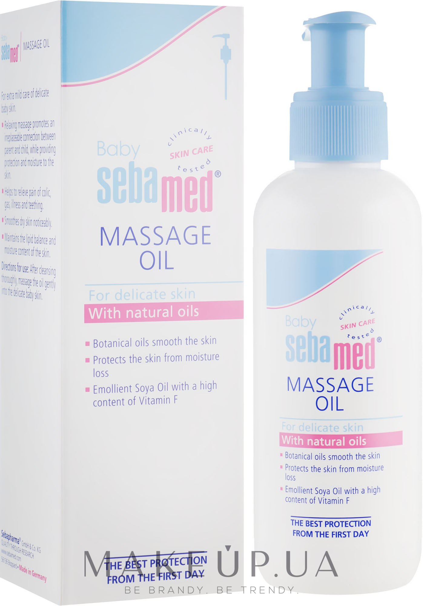 Олія заспокійлива для масажу, дитяча - Sebamed Baby Massage Oil — фото 150ml