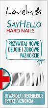 Парфумерія, косметика Кондиціонер для крихких нігтів - Lovely Say Hello Hard Nails