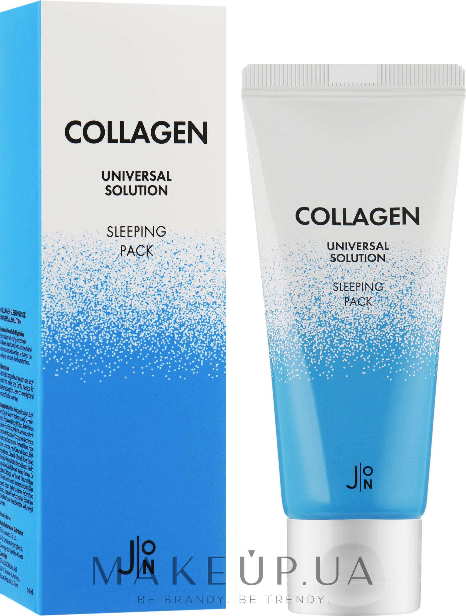 Нічна маска для обличчя з колагеном - J:ON Collagen Universal Solution Sleeping Pack — фото 50g
