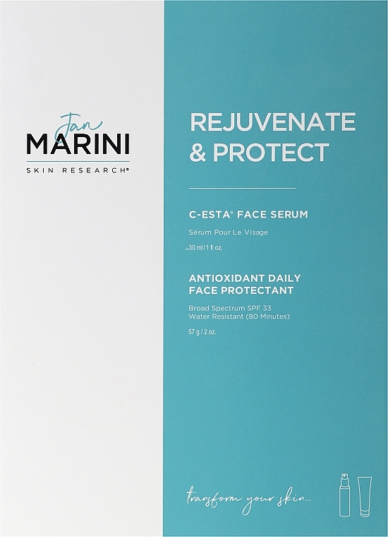 Набір - Jan Marini Skin Research Rejuvenate And Protect (f/ser/30ml + f/cr/57g) — фото N1